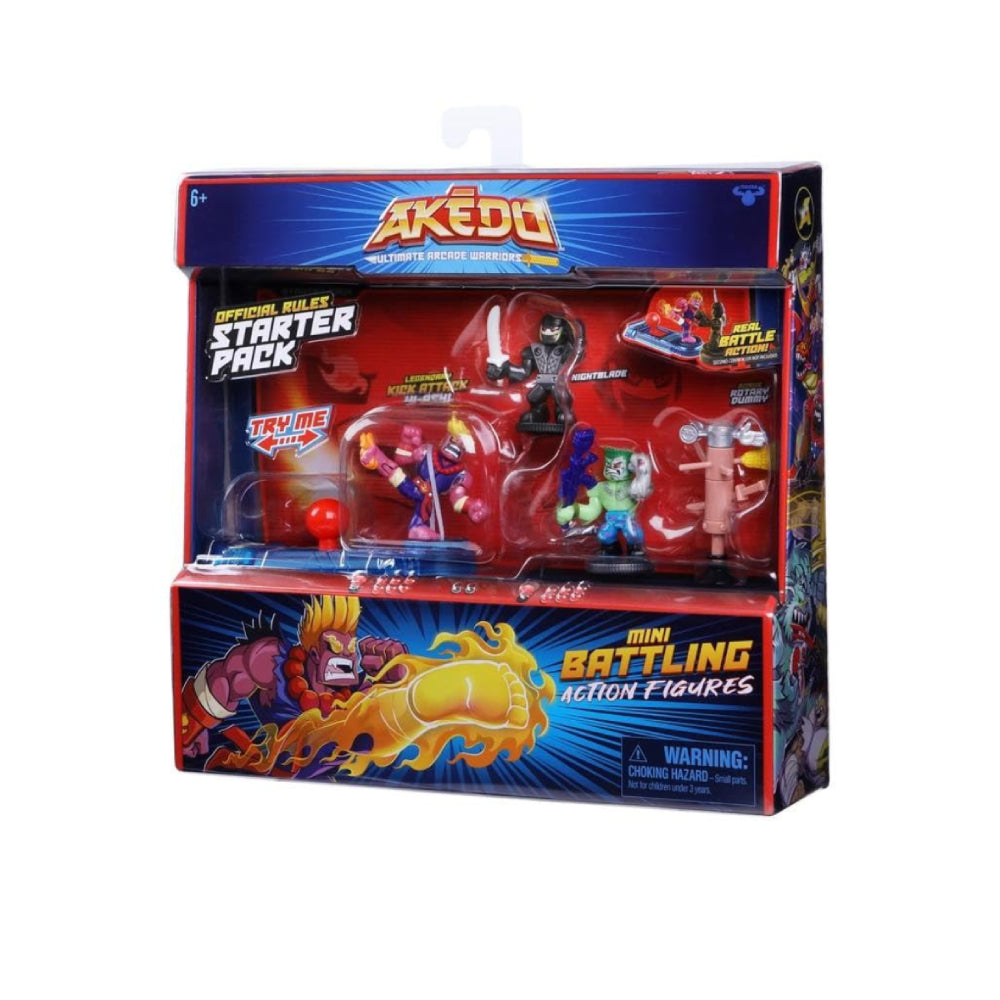 Akedo Series 1 Arcade Warriors Starter Pack - Assorted