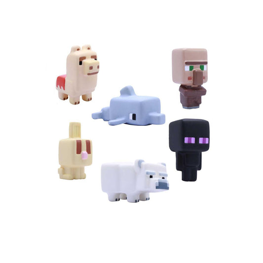 Minecraft Series 4 Squishme Anti-Stress 2.5" Figure Toy - Assortment