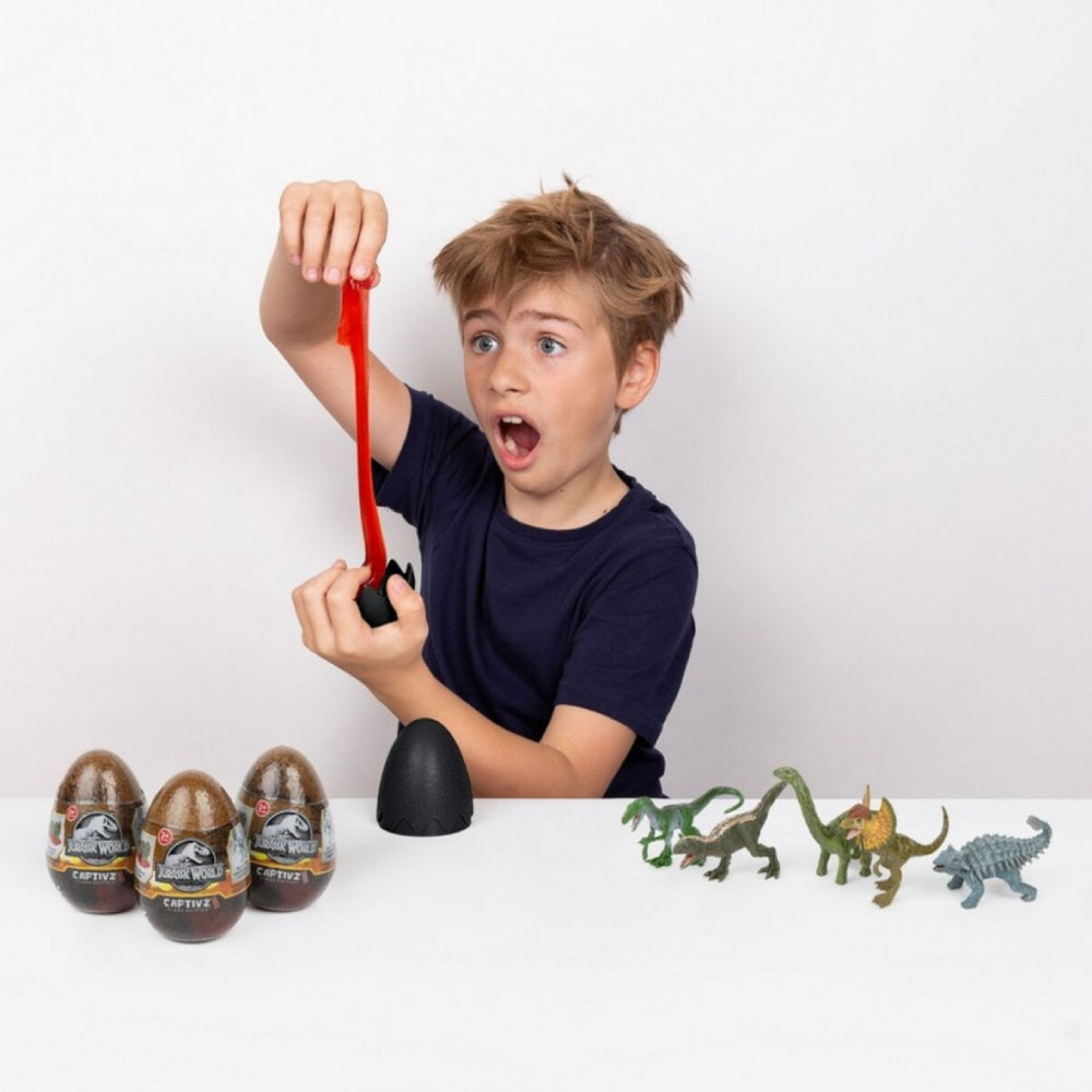 Jurassic World Captivz Clash Edition Slime Egg - Assorted