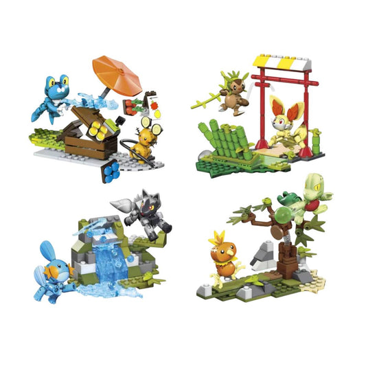 Mattel Mega Pokemon Building Toyset With Action Figure and Diorama- Assortment