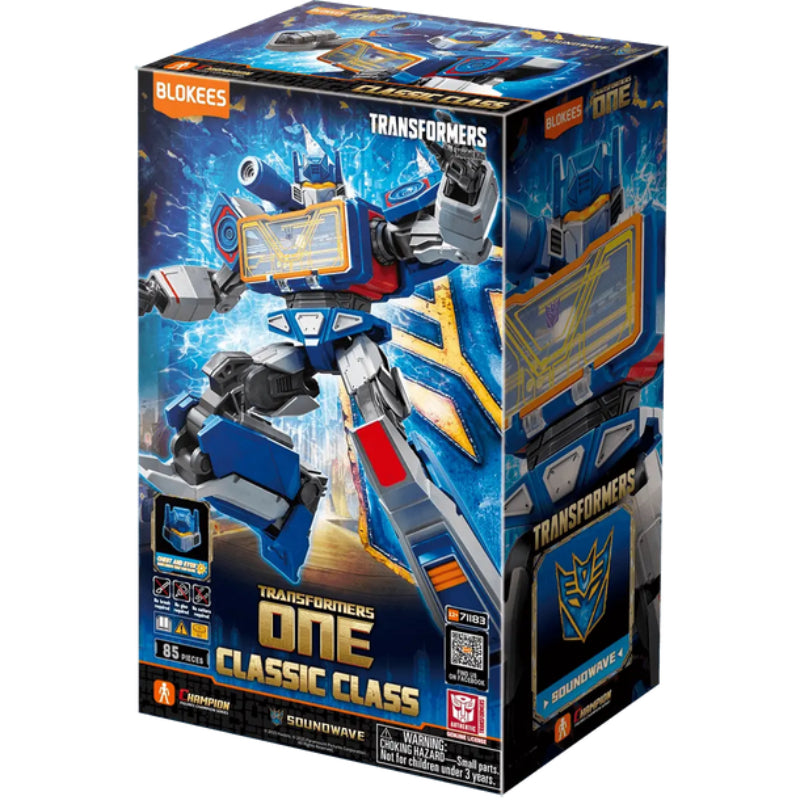 Blokees Transformers One Classic Class 17 Soundwave Model Kit (85-Pieces)