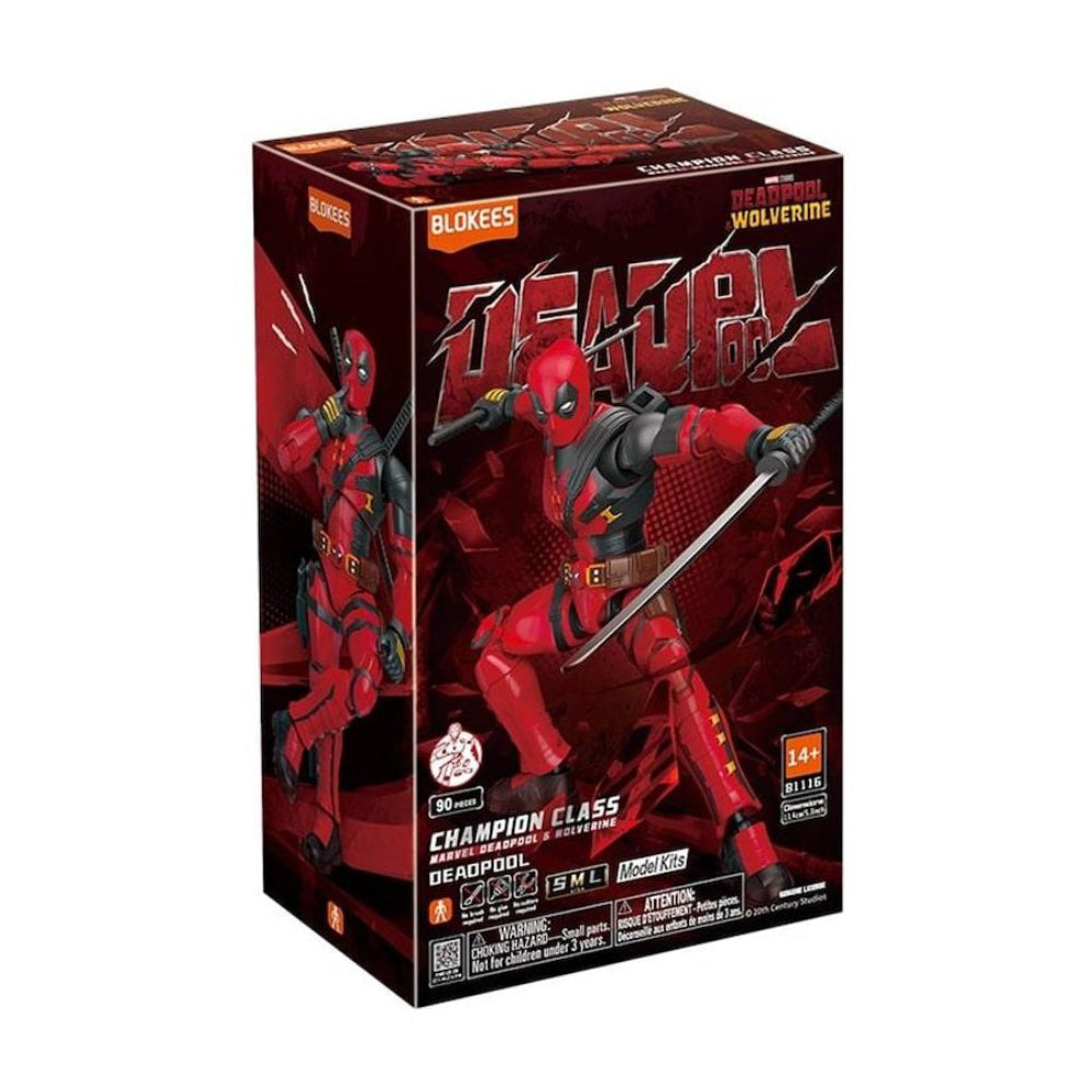 Blokees Marvel The Infinity Saga Champion Class 5.3" Deadpool Model Kit - Red