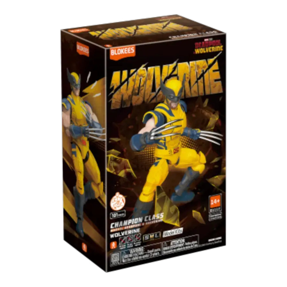 Blokees Marvel The Infinity Saga Champion Class 5.3" Wolverine Model Kit - Yellow