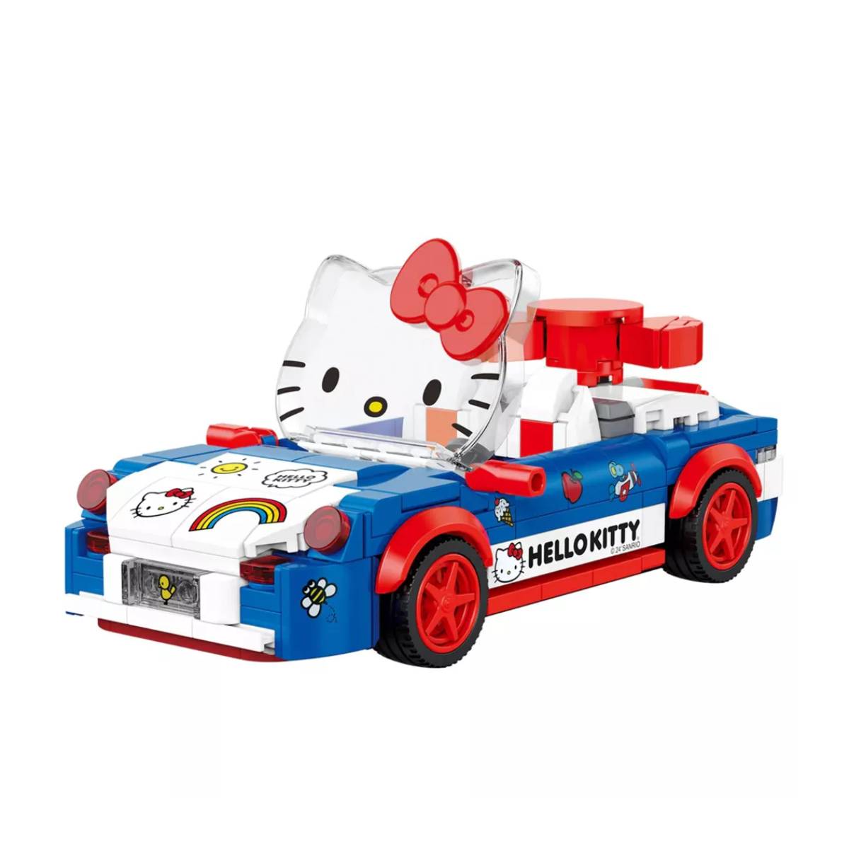 Sanrio Hello Kitty Brickcraft Custom Convertible Building Toy Set (294 Piece)