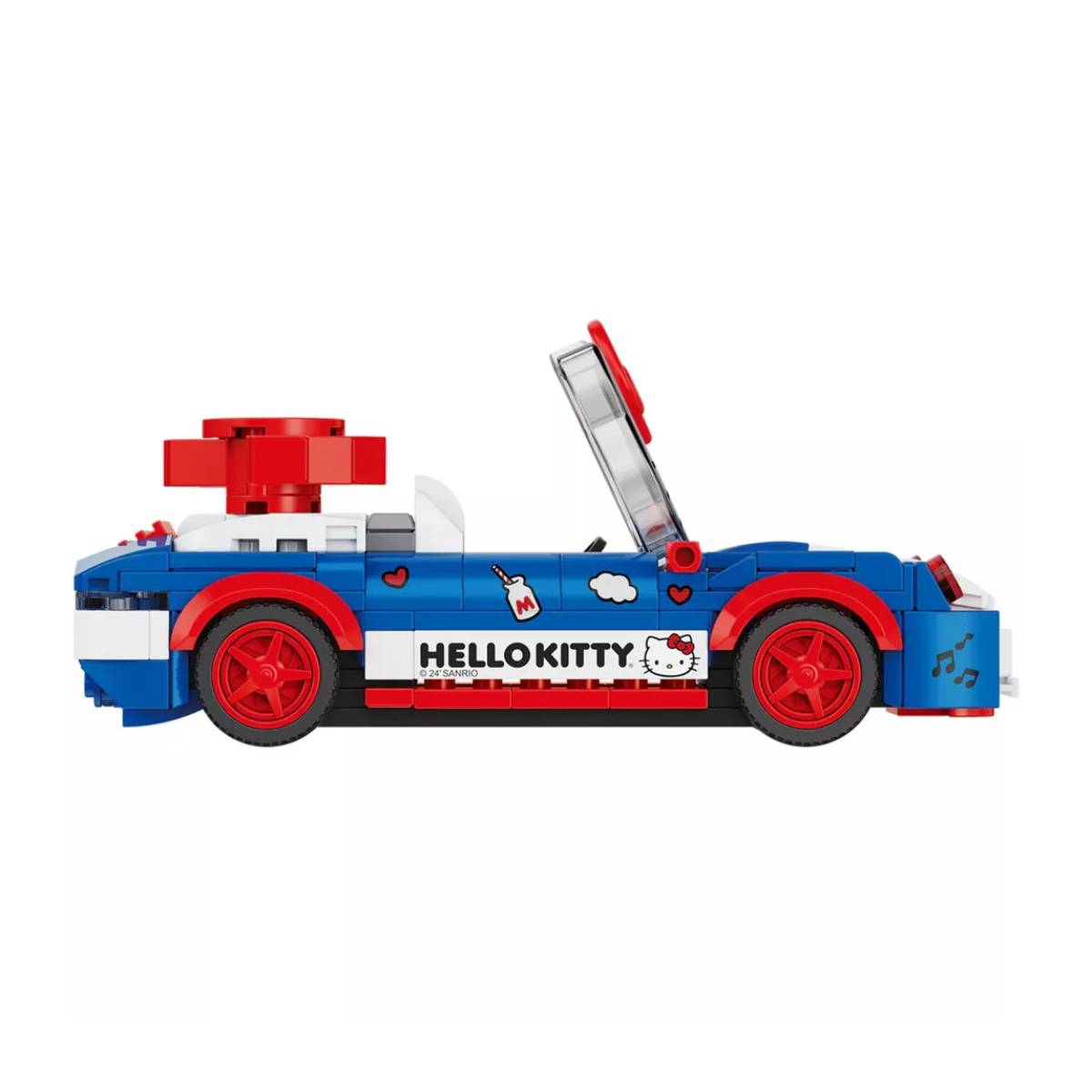Sanrio Hello Kitty Brickcraft Custom Convertible Building Toy Set