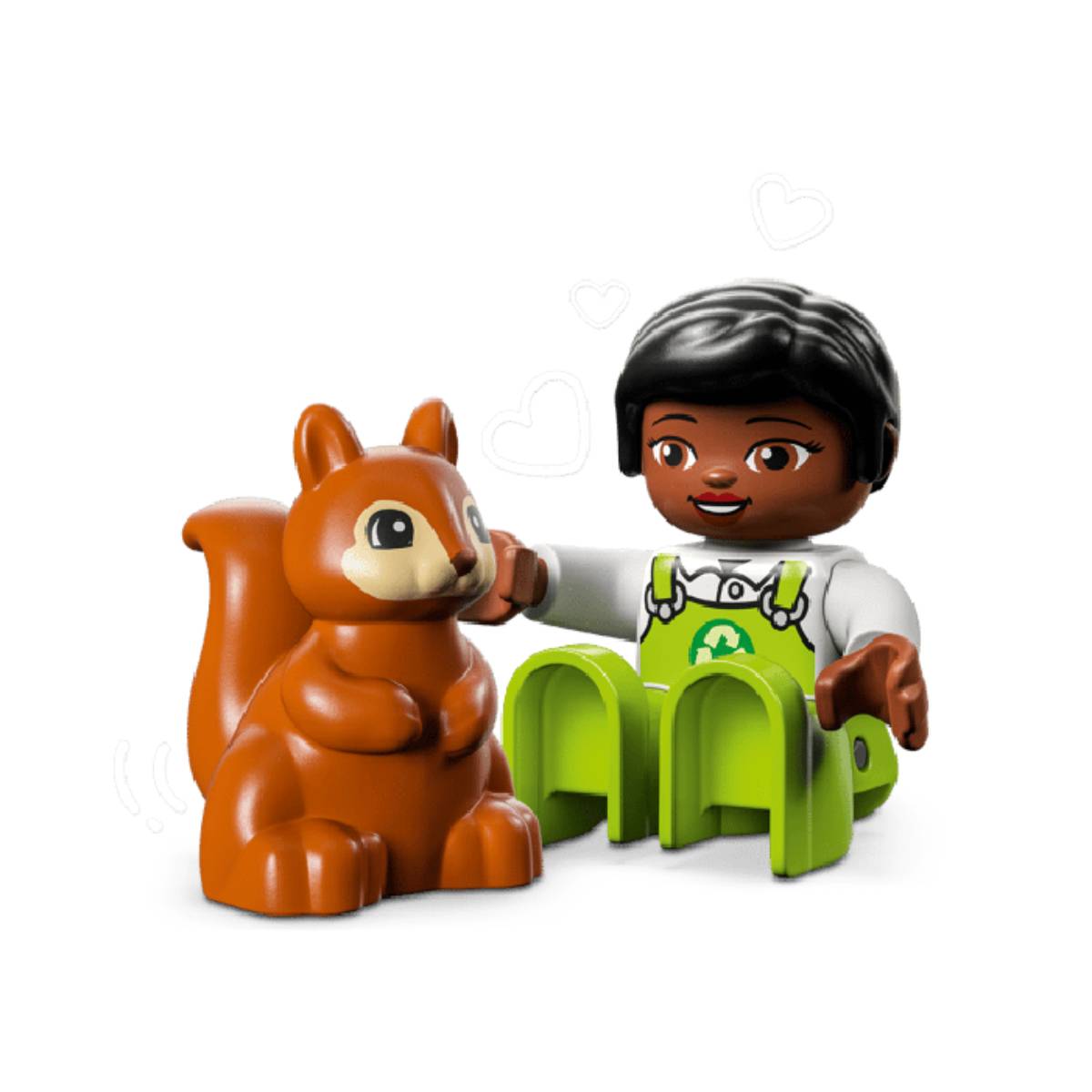 Juguete de construcción LEGO DUPLO Town con turbina eólica y coche eléctrico (16 piezas)