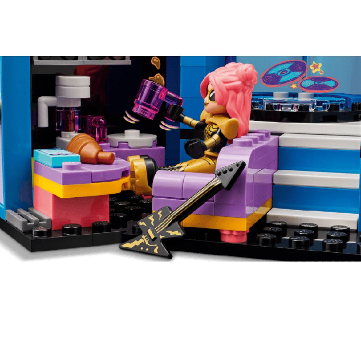 Set de construcción de juguetes LEGO Friends: espectáculo de talentos musicales de Heartlake City (669 piezas)