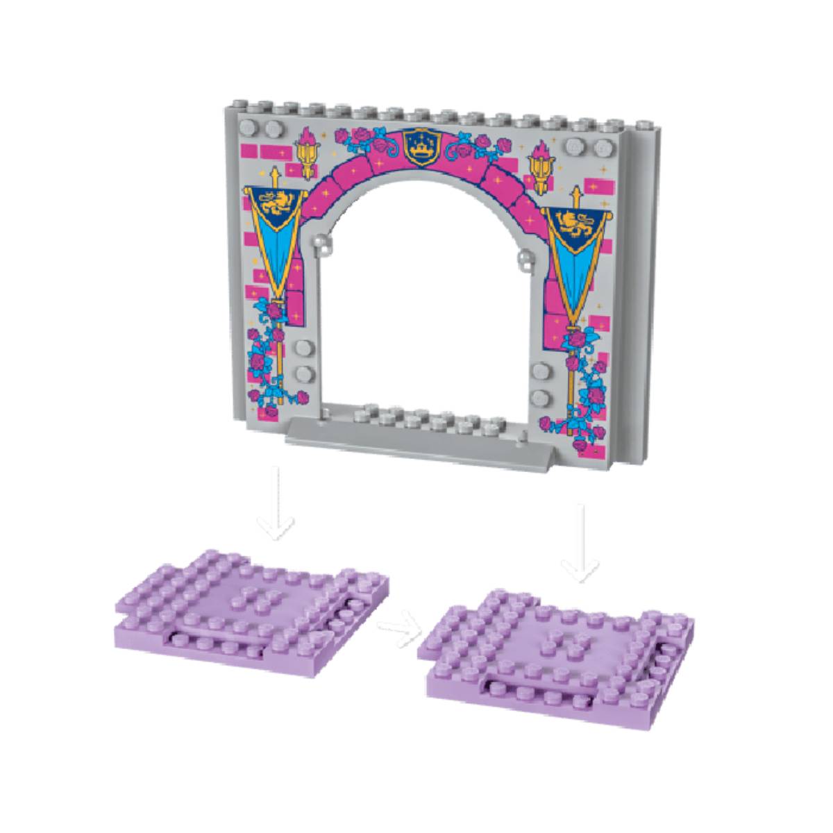 Juego de construcción LEGO Disney Princess Aurora's Castle (187 piezas)