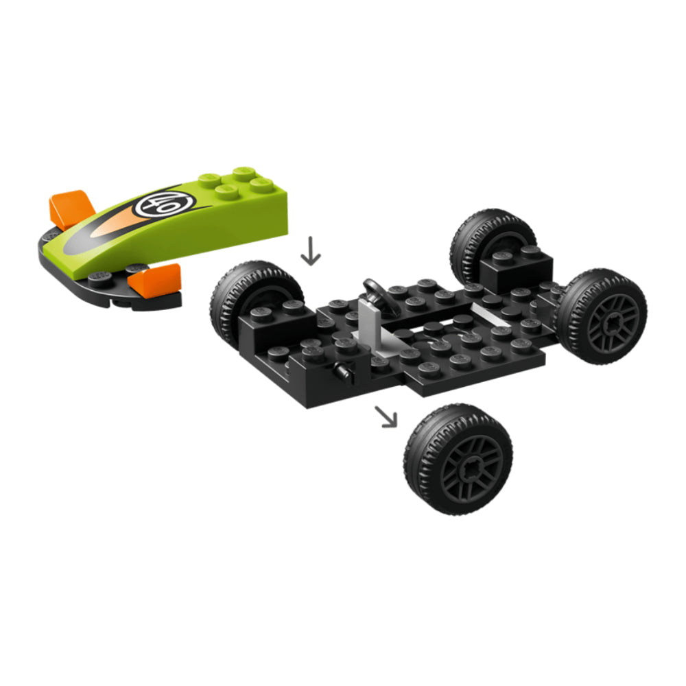 Juego de construcción de coches de carreras LEGO City (56 piezas)