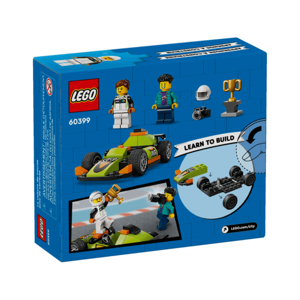Juego de construcción de coches de carreras LEGO City (56 piezas)