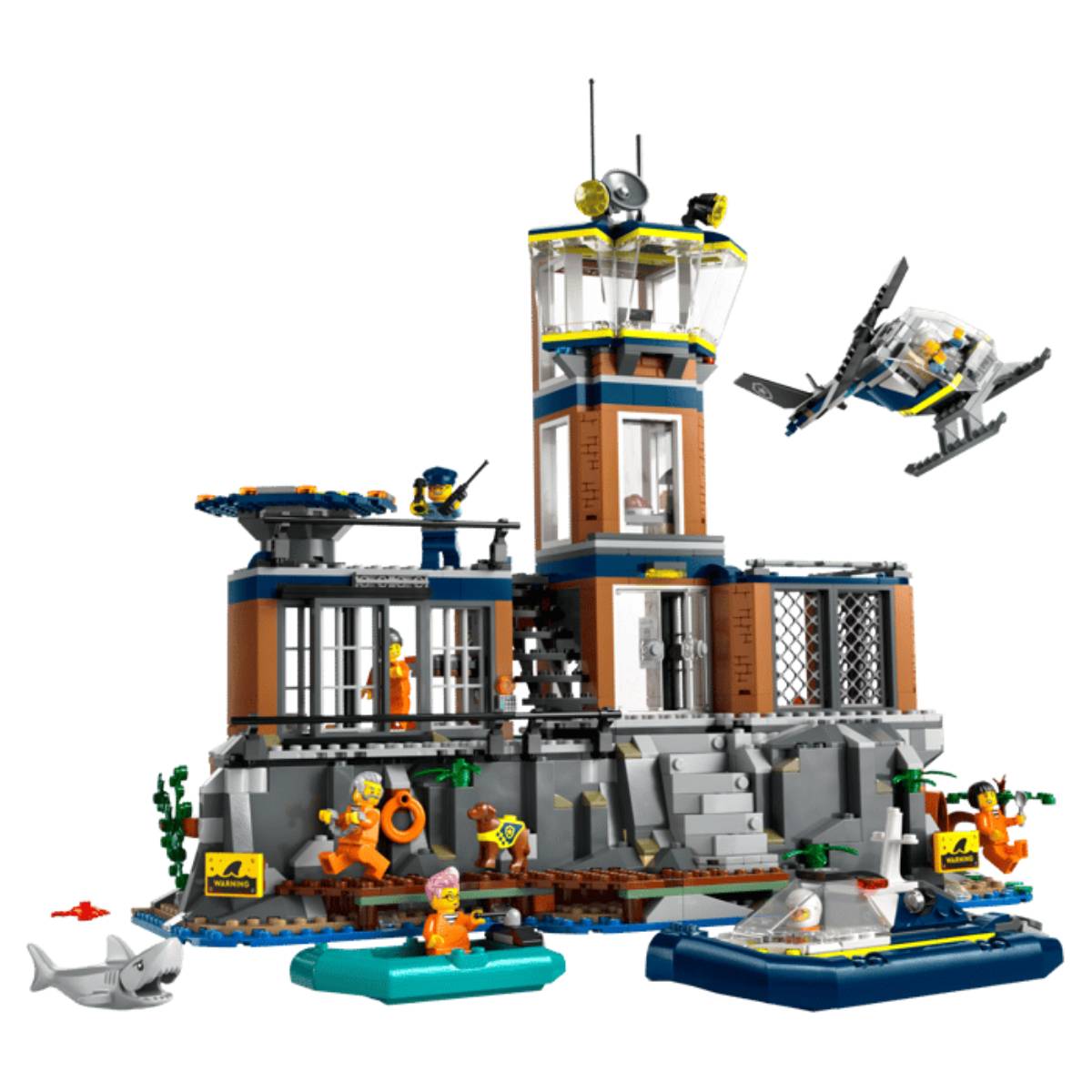 Juego de construcción LEGO City Police Prison Island (980 piezas)
