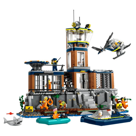 Juego de construcción LEGO City Police Prison Island (980 piezas)