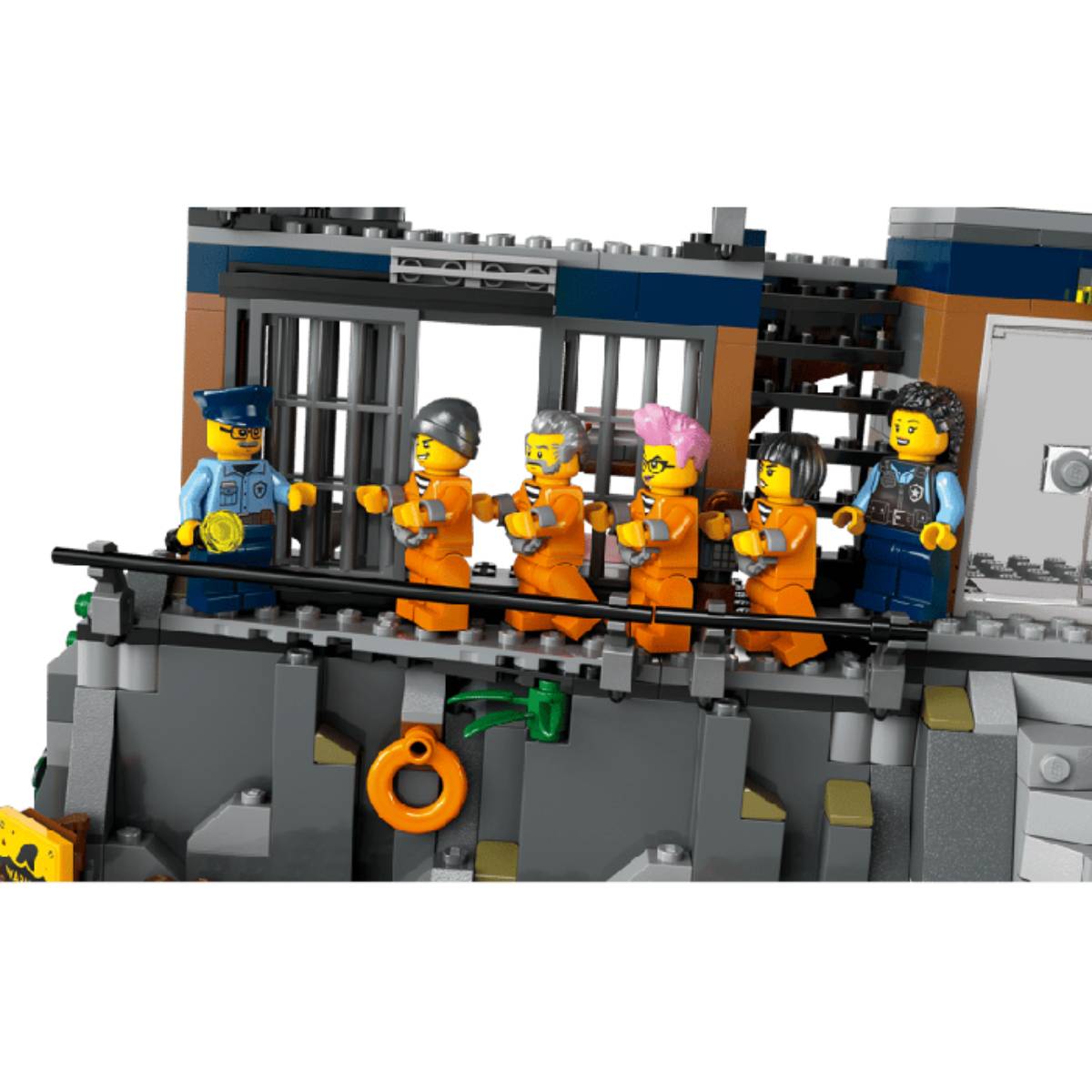 Juego de construcción LEGO City Police Prison Island (980 piezas)
