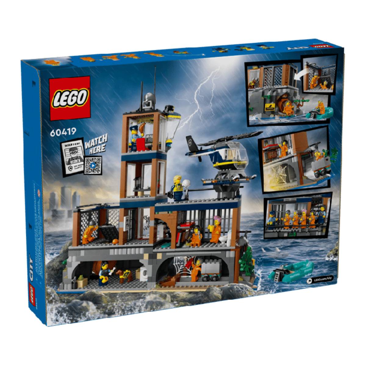 Juego de construcción LEGO City Police Prison Island (980 piezas)
