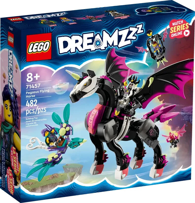 LEGO DREAMZzz Pegasus Flying Horse Building Toy Set (482-Pieces)