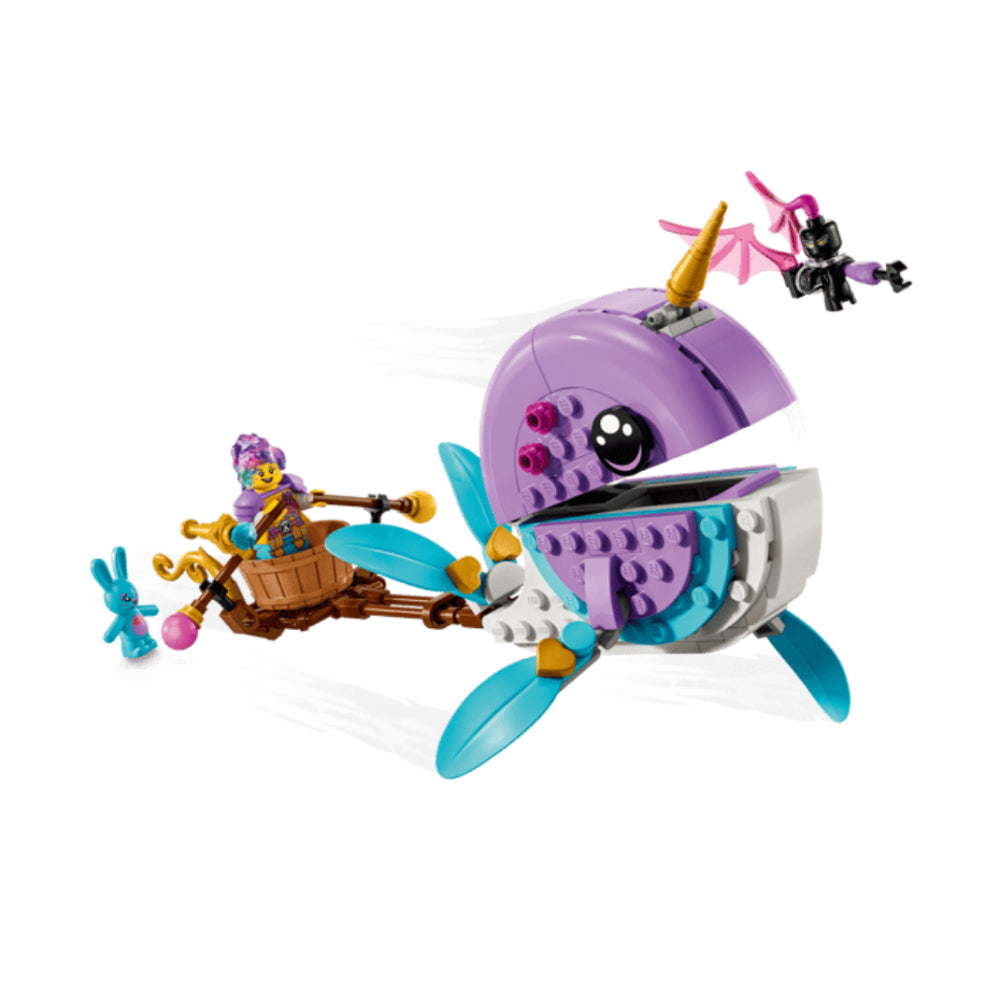 LEGO DREAMZzz Izzie's Narwhal Hot-Air Balloon Building Toy Set (156-Pieces)