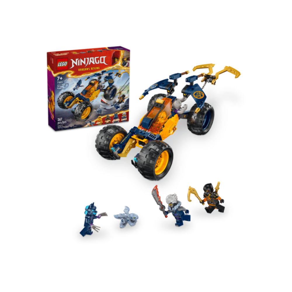 Juego de construcción de coches todoterreno LEGO NINJAGO Arin's Ninja Buggy (267 piezas)