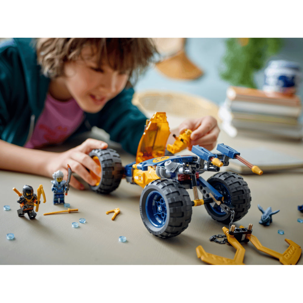 Juego de construcción de coches todoterreno LEGO NINJAGO Arin's Ninja Buggy (267 piezas)