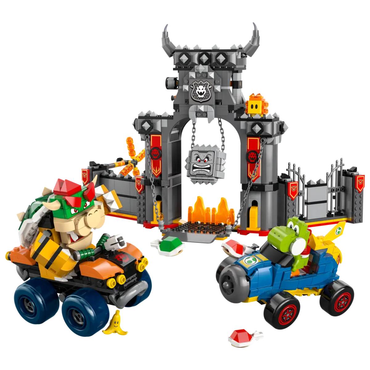 LEGO Mario Kart Bowser's Castle Building Toy Set (1068-Pieces)