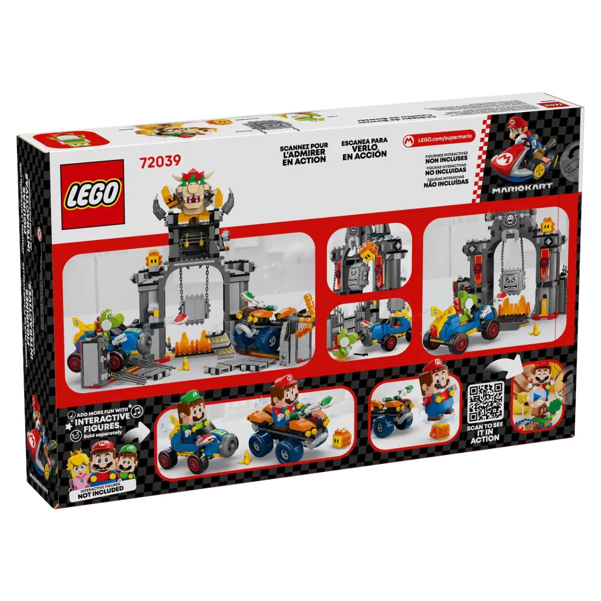 LEGO Mario Kart Bowser's Castle Building Toy Set (1068-Pieces)