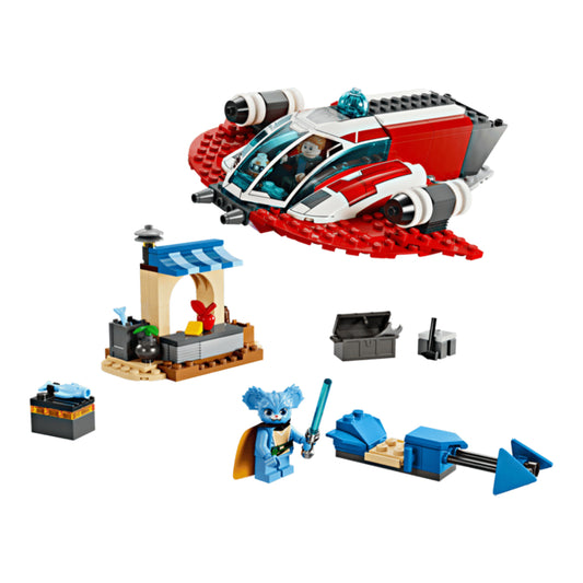Juego de construcción LEGO Star Wars: El Halcón de Fuego Carmesí (136 piezas)