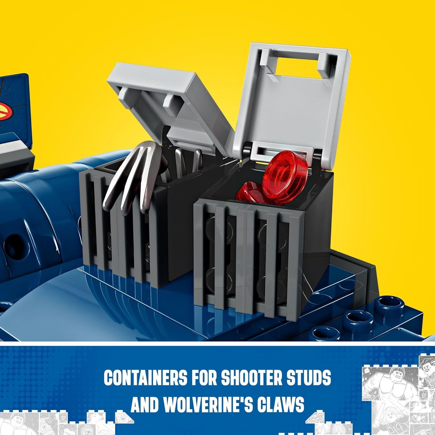 Juego de construcción LEGO Marvel X-Men X-Jet (359 piezas)