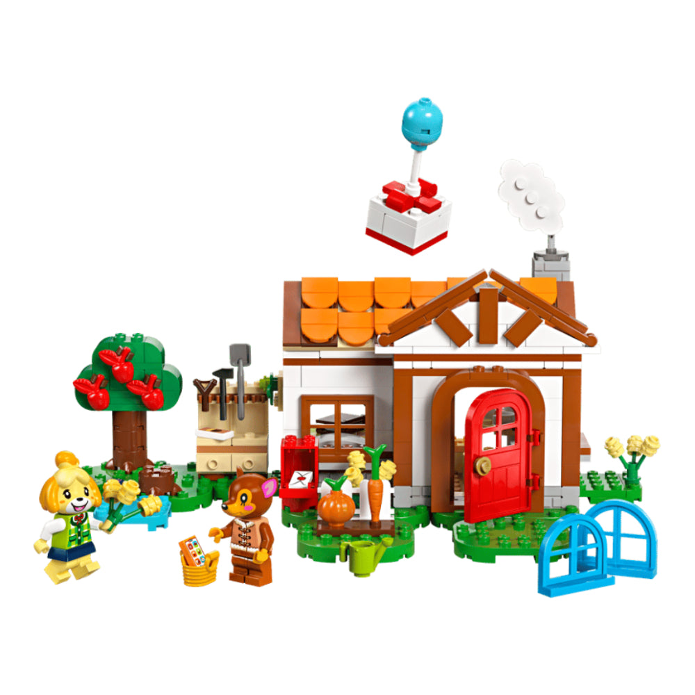 Juego de construcción LEGO Animal Crossing Visita a la casa de Isabelle (389 piezas)