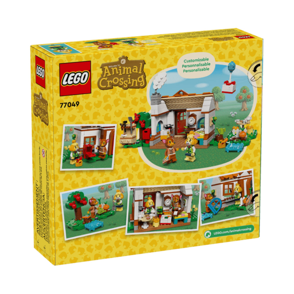 Juego de construcción LEGO Animal Crossing Visita a la casa de Isabelle (389 piezas)