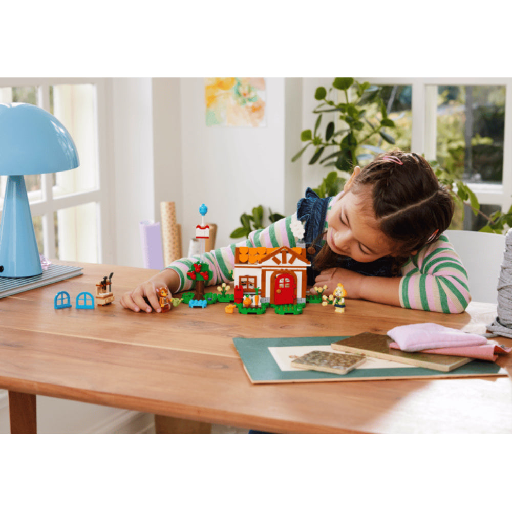 Juego de construcción LEGO Animal Crossing Visita a la casa de Isabelle (389 piezas)
