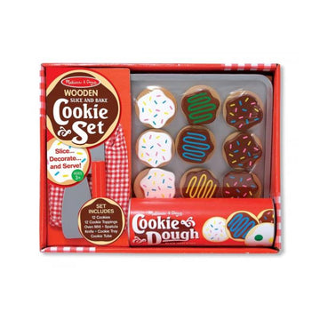 Melissa & Doug Wooden Slice And Bake Cookie Playset