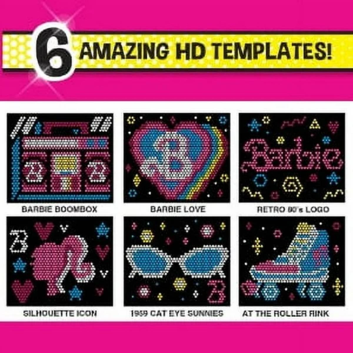 Lite-Brite Barbie Super Bright HD Grid Light Up Toy - Pink