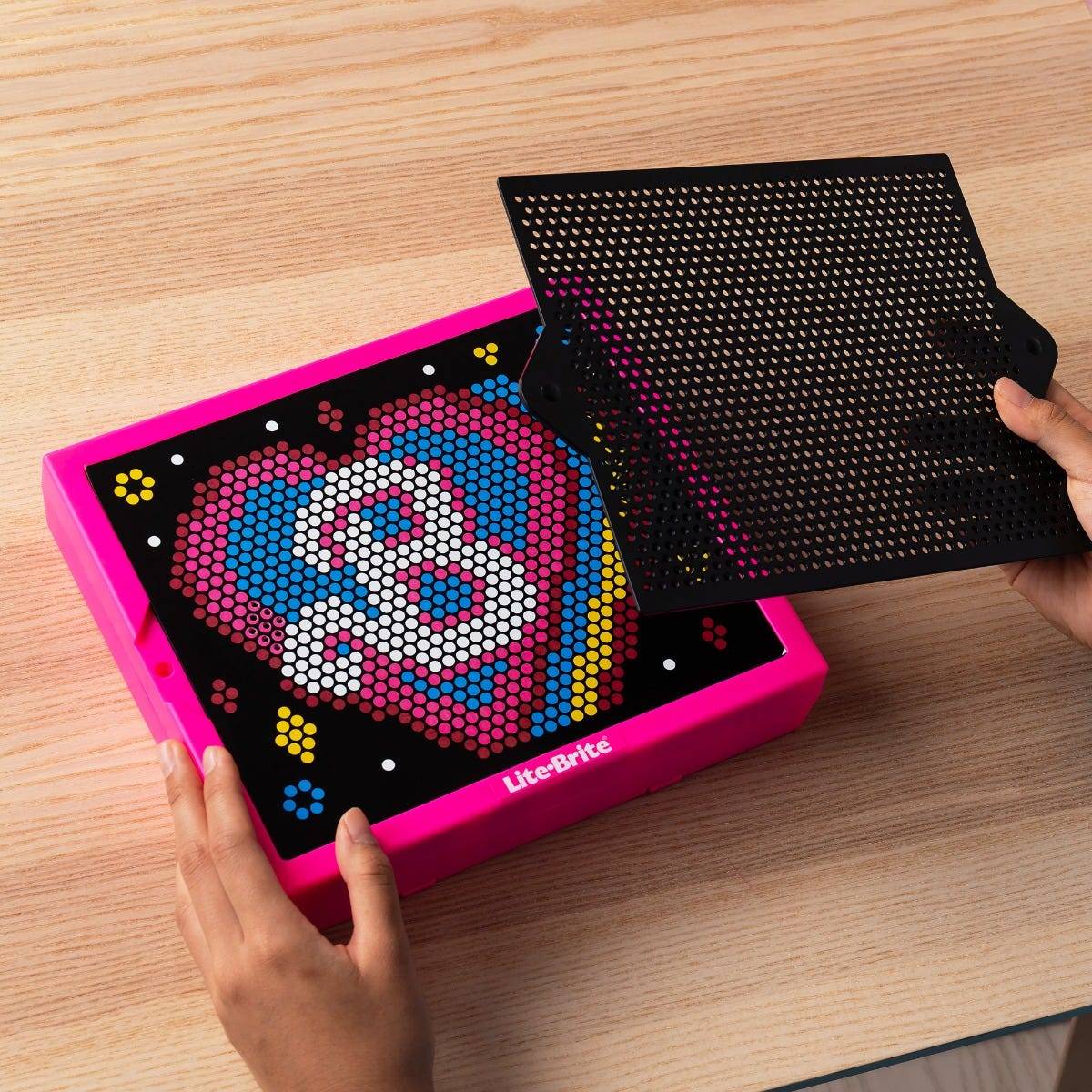 Lite-Brite Barbie Super Bright HD Grid Light Up Toy - Pink
