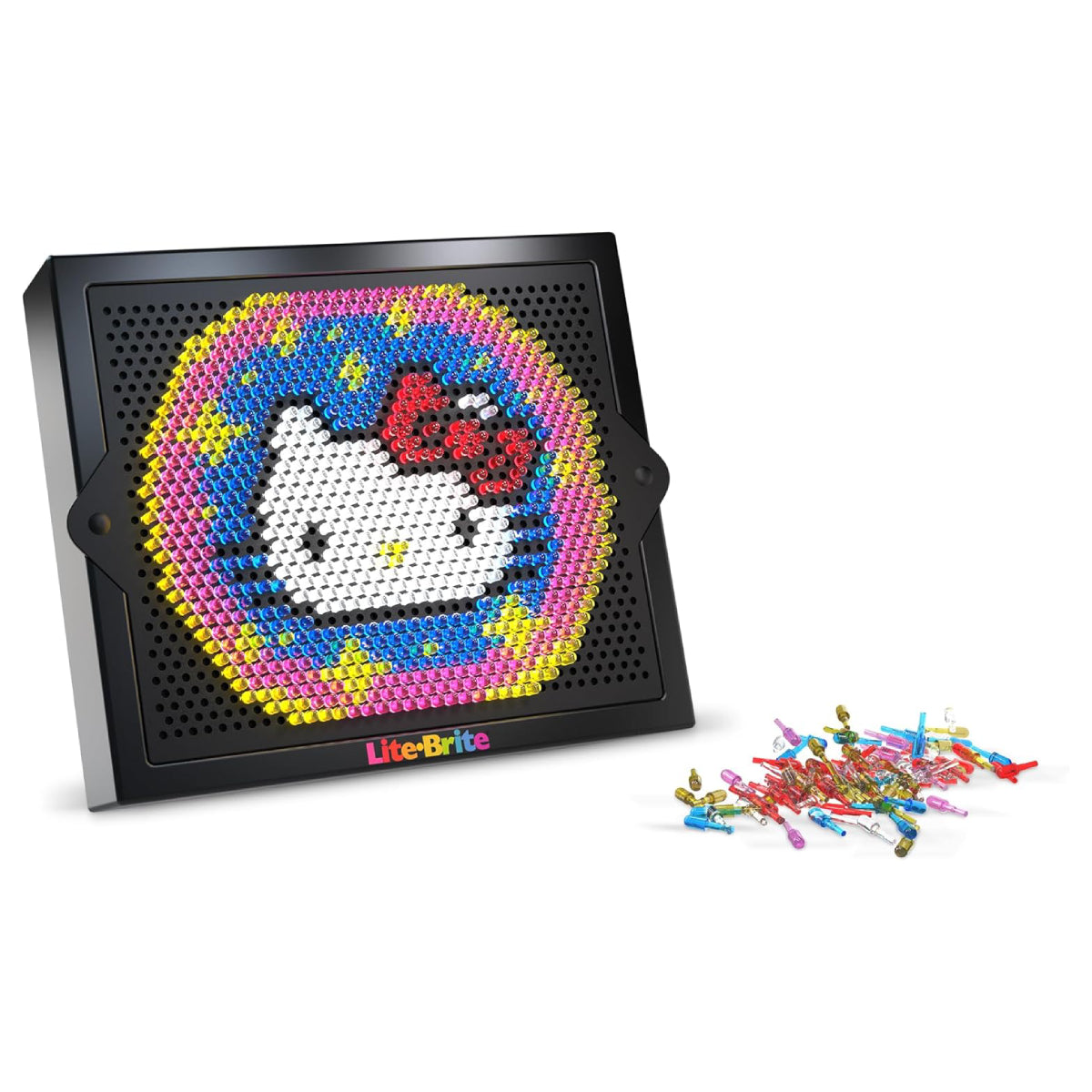 Hello Kitty Lite Brite Super HD Grid Light Up Toy - Black