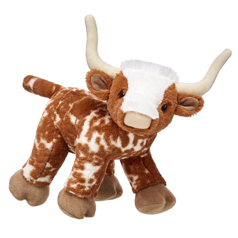 Build-A-Bear 16" Longhorn Cow Stuffed Animal - Brown