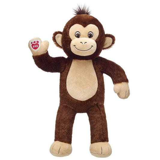 Build-A-Bear 16" Smiley Monkey Stuffed Animal Plush Toy - Brown