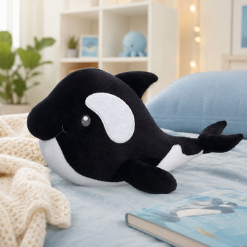 Build-A-Bear Orca Stuffed Animal Plush Toy - Black/White
