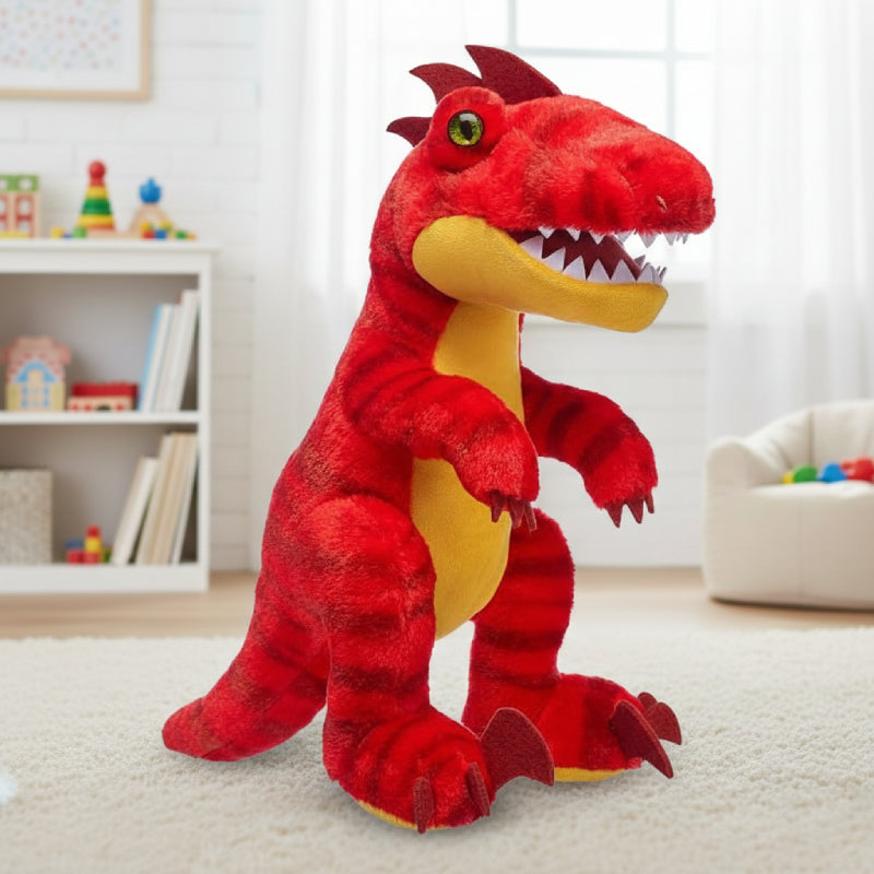 Build-A-Bear 15" Raptor Stuffed Animal - Red