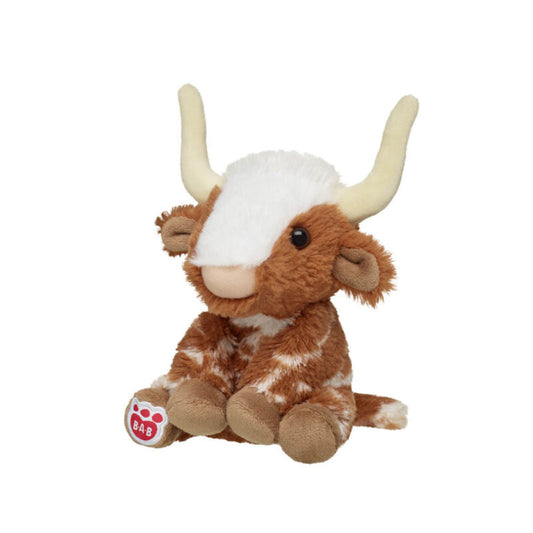 Build-A-Bear 5" Mini Beans Longhorn Stuffed Animal Plush Toy - Brown