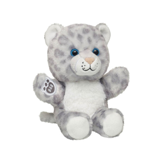 Build-A-Bear 7" Mini Beans Snow Leopard Stuffed Animal Plush Toy - Gray