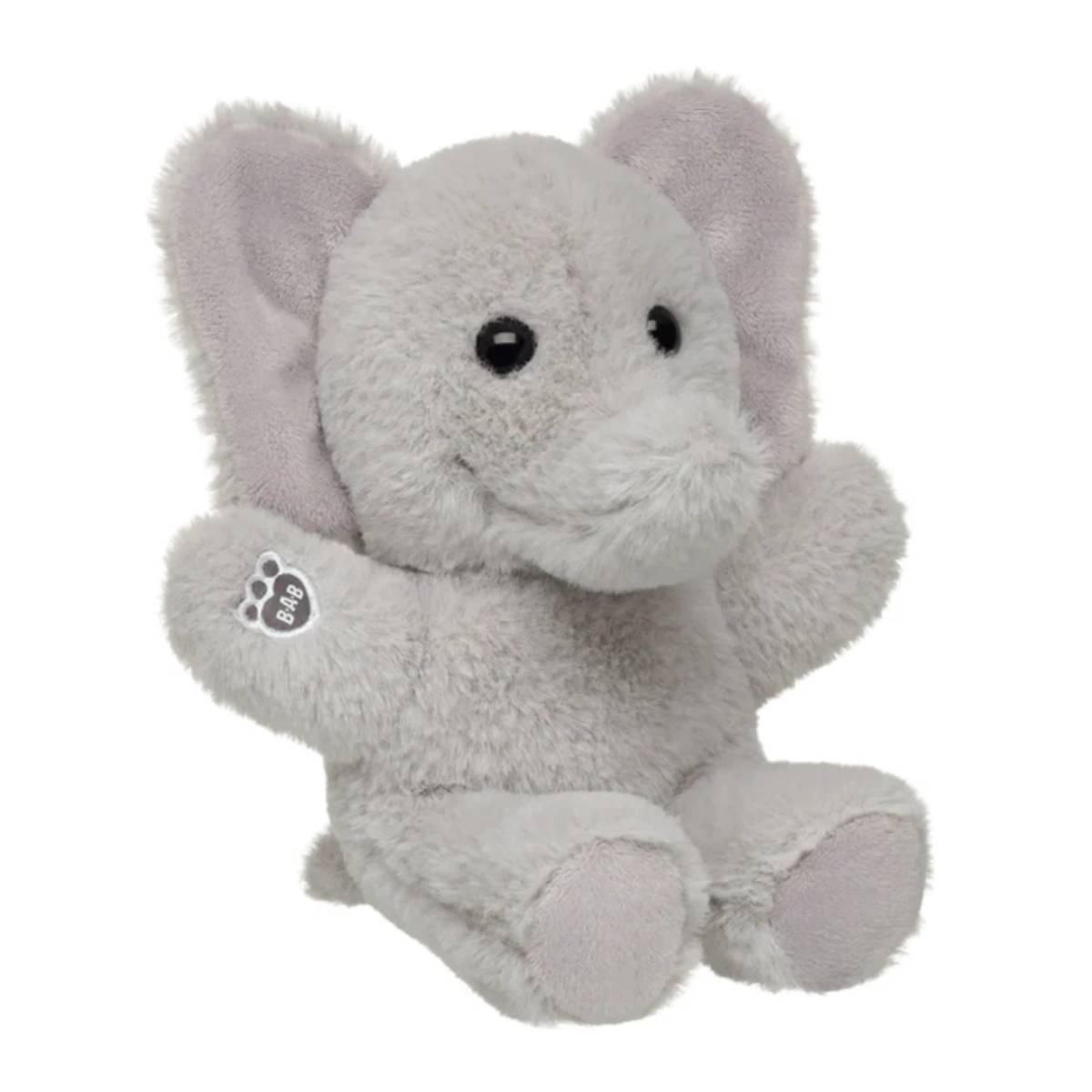 Build-A-Bear 7" Mini Beans Wild Elephant Plush Toy - Gray