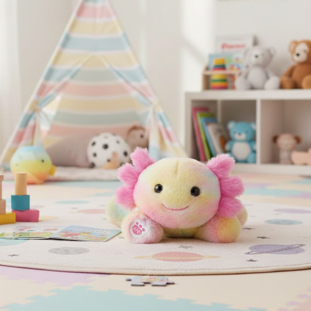 Build-A-Bear 7" Mini Beans Axolotl Plush Toy