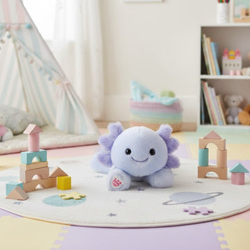 Build-A-Bear 7" Mini Beans Axolotl Plush Toy - Purple