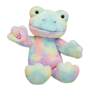 Build-A-Bear 16" Rainbow Clouds Frog Stuffed Animal Plush Toy