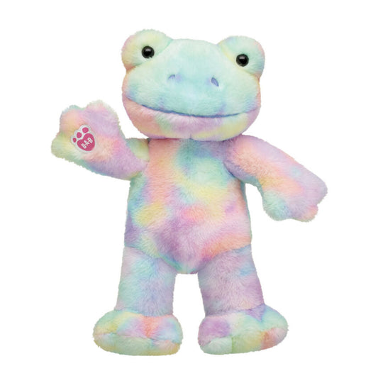 Build-A-Bear 16" Rainbow Clouds Frog Stuffed Animal Plush Toy