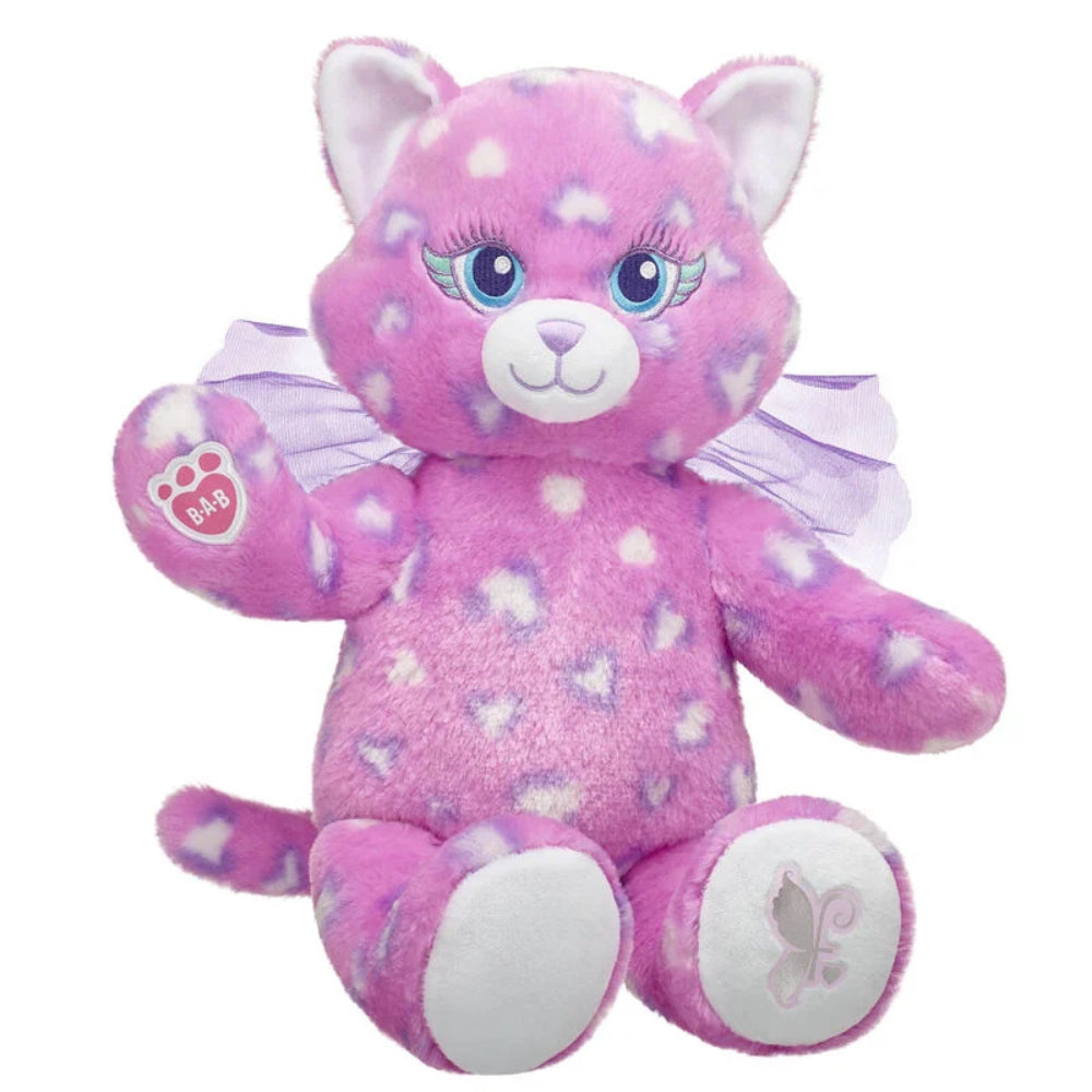 Build-A-Bear 16" Beary Fairy Cat Stuffed Animal Plush Toy - Purple