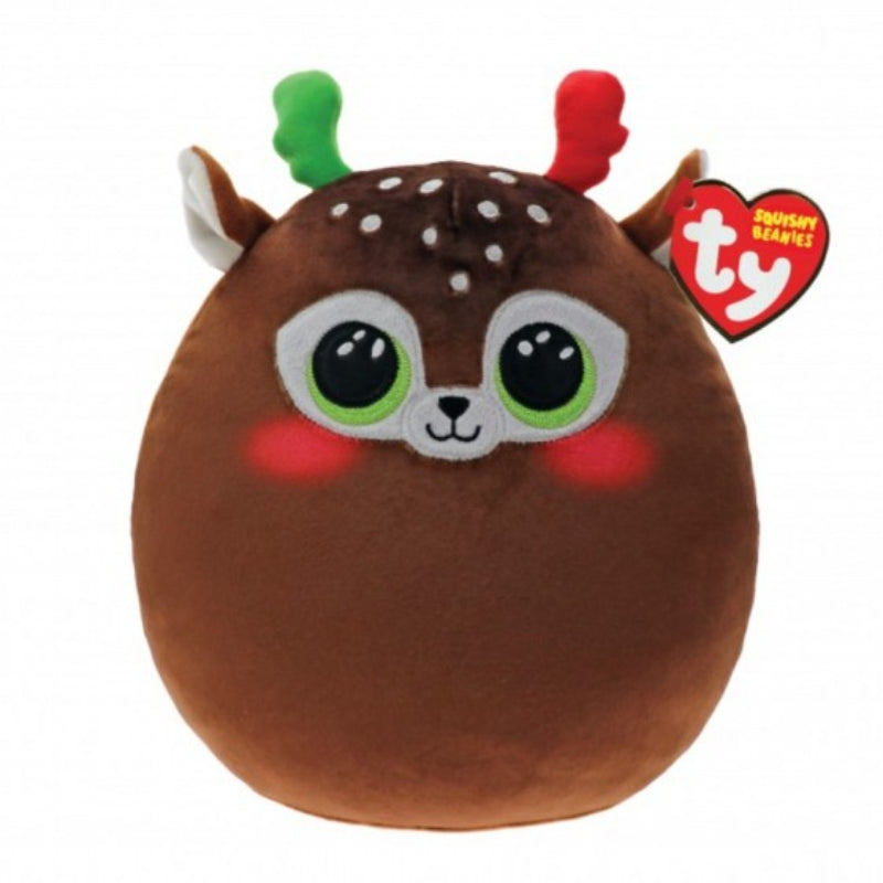 Ty Squish-A-Boos 14" Minx Reindeer Plush Toy - Brown