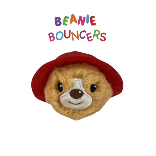 Ty  Beanie Bouncer 4" Paddington Bear Plush Toy - Brown/Red