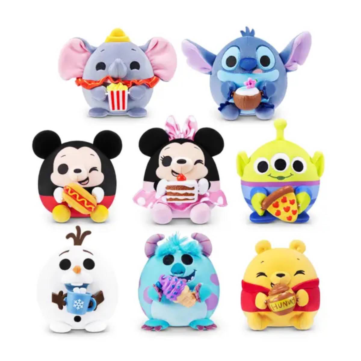 5 Surprise Snackles Disney 14" Plush Toy - Assortment