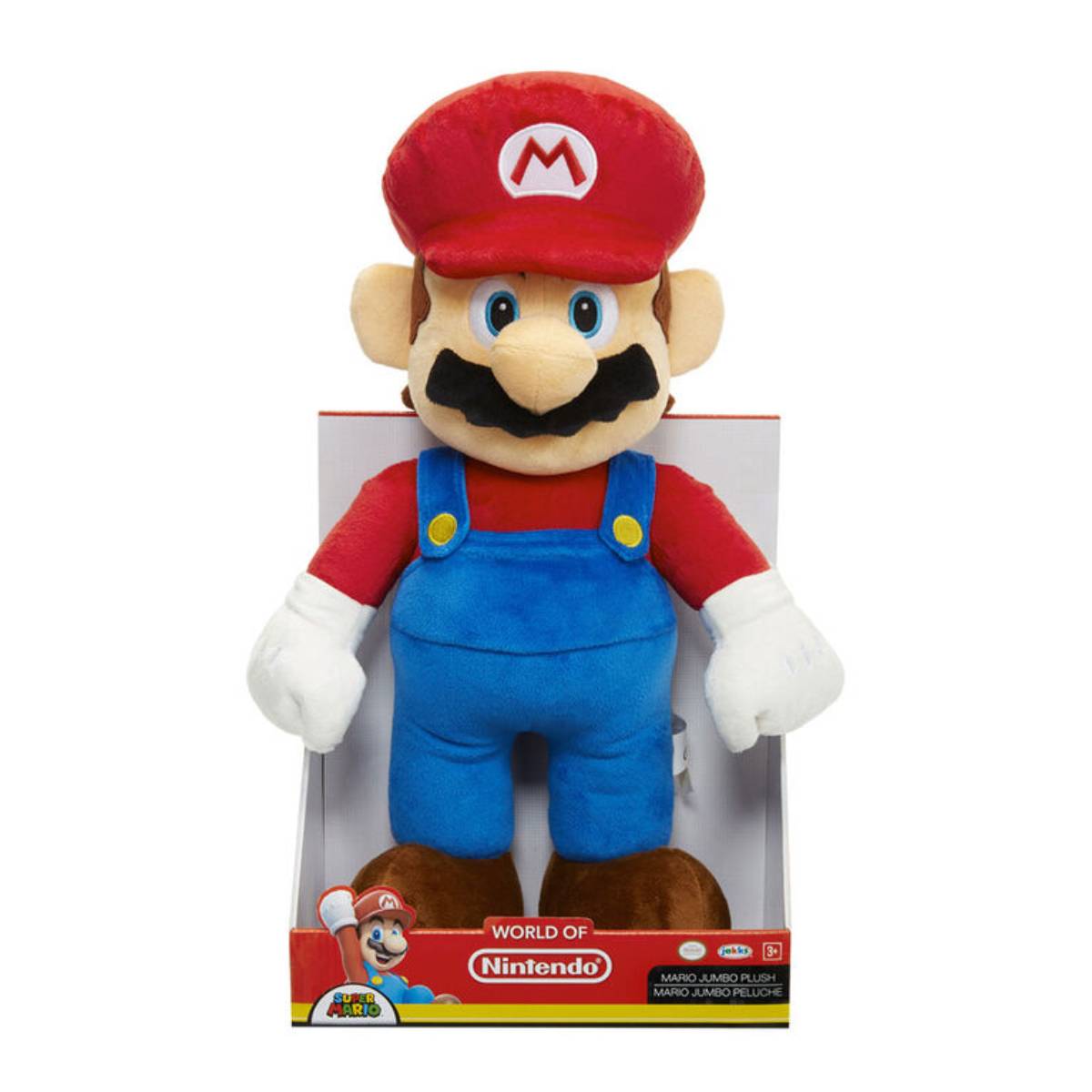 Nintendo Jumbo Basic 20" Mario Plush Toy - Red/Blue