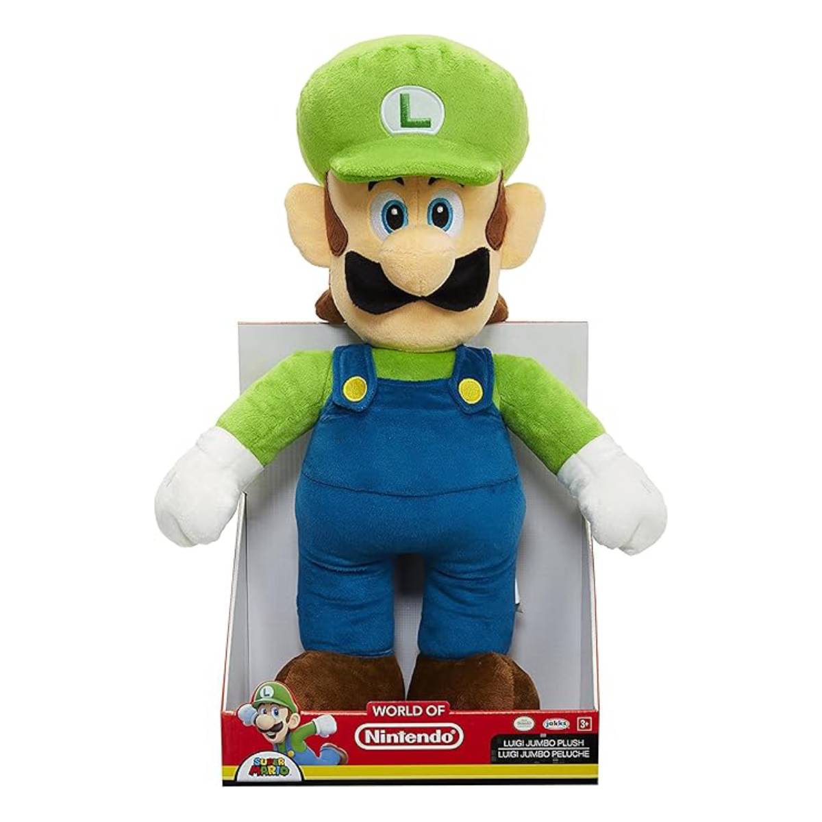 Nintendo Jumbo Basic 20" Luigi Plush Toy - Green/Blue